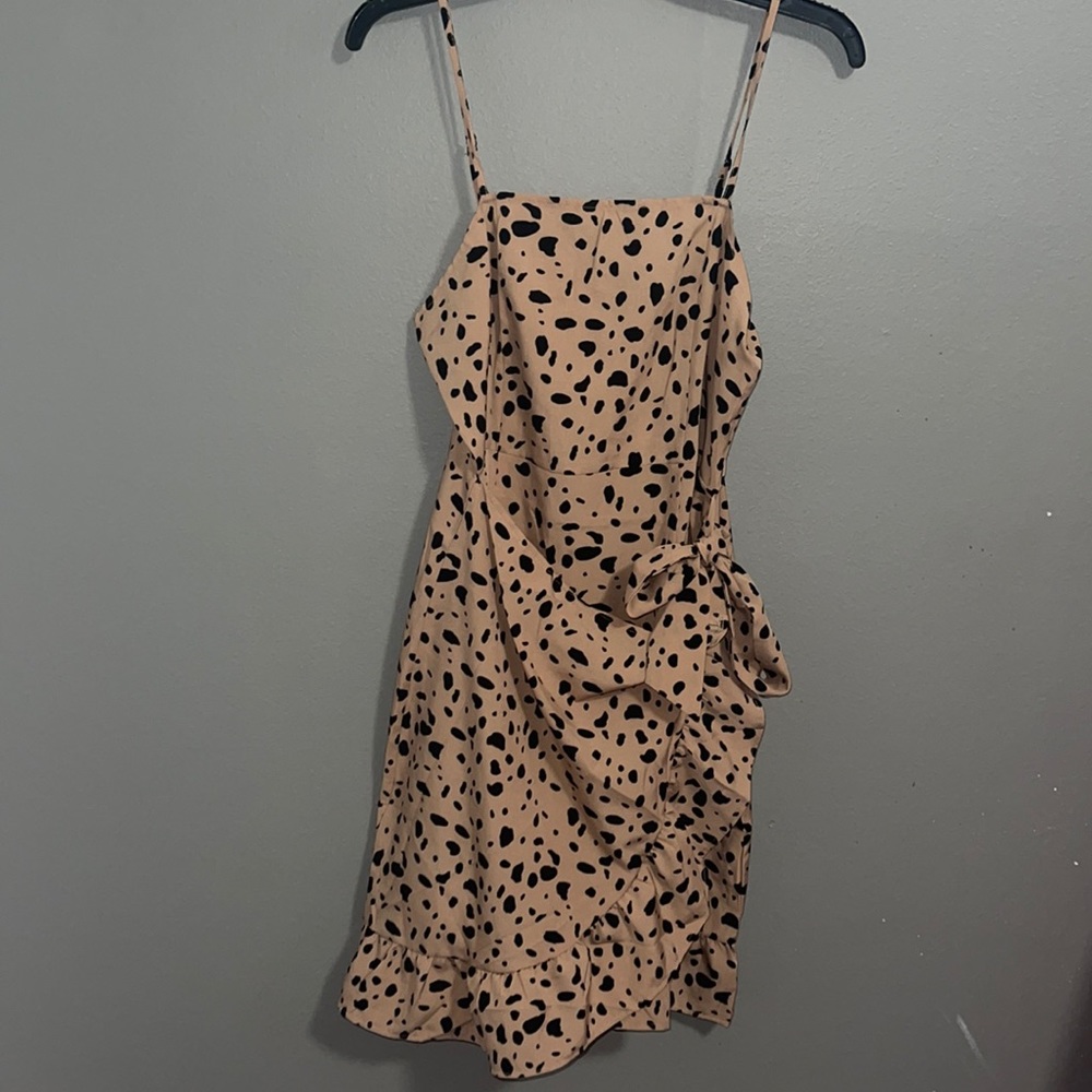 Leopard Wrap Dress